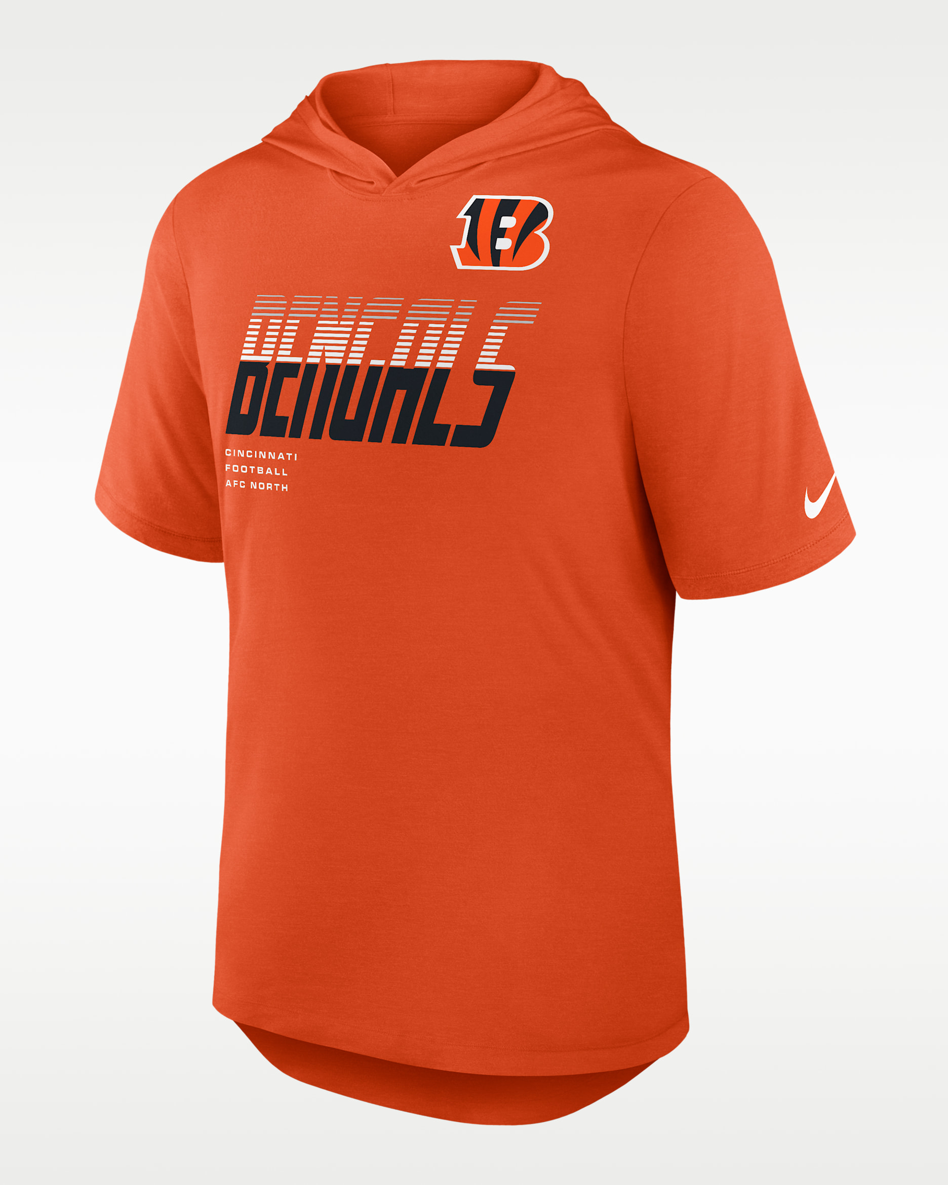 Cincinnati Bengals Men's Nike Dri-FIT NFL Hooded T-Shirt. Nike.com